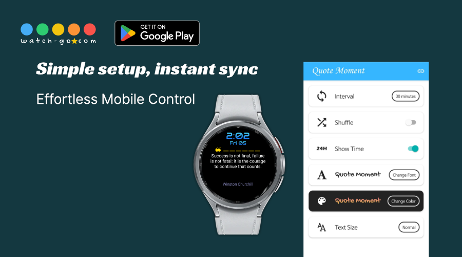 Configuración fácil con aplicación móvil