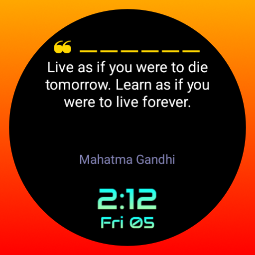 Icono de Quote Moment Watch Face