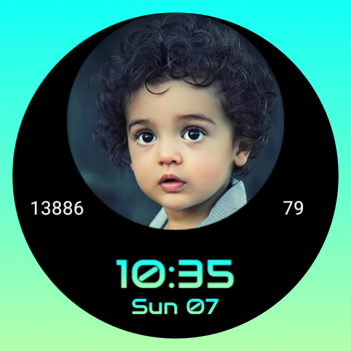 My Photo Circle Watch Face icon